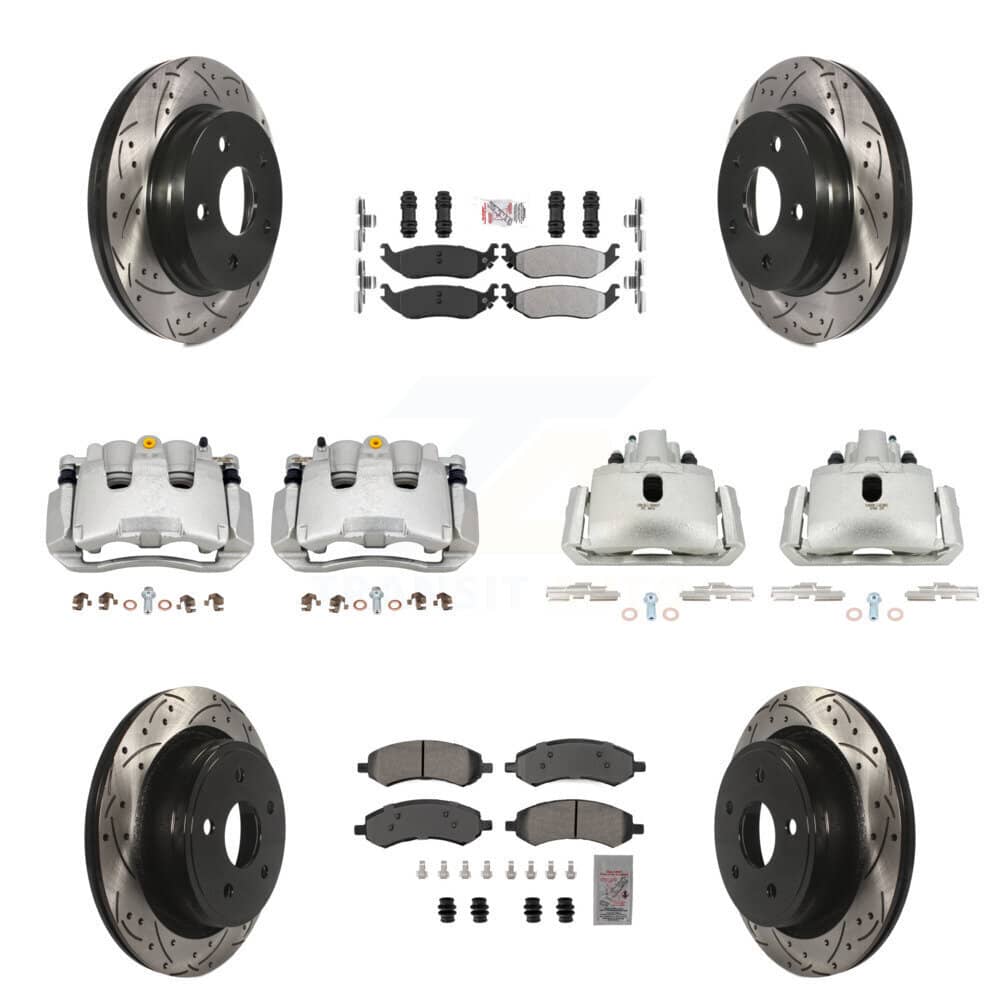 Transit Auto - KCD-100743N - Front and Rear Disc Brake Kits