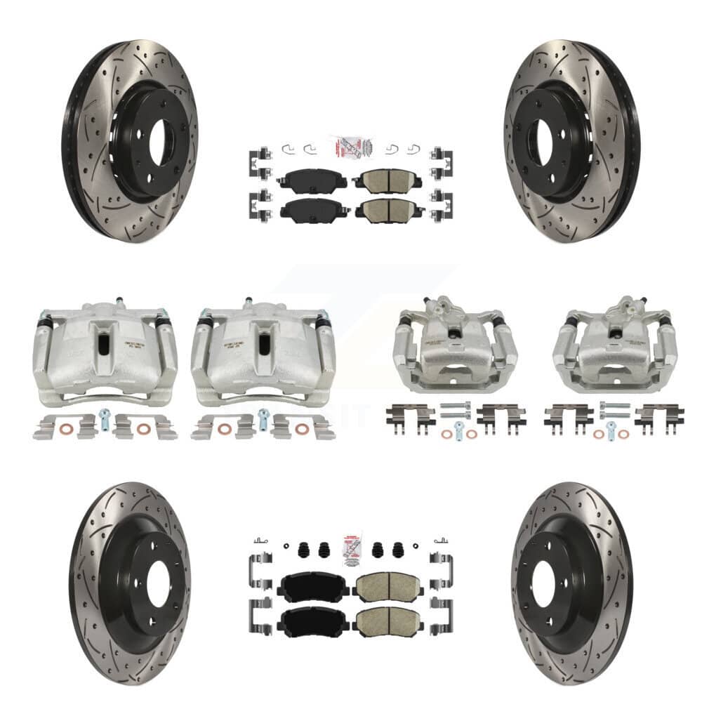 Transit Auto - KCD-100762N - Front and Rear Disc Brake Kits