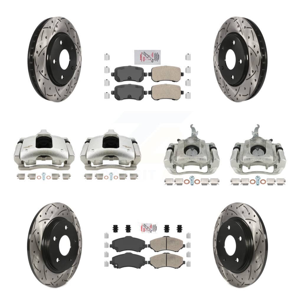 Transit Auto - KCD-100800N - Front and Rear Disc Brake Kits