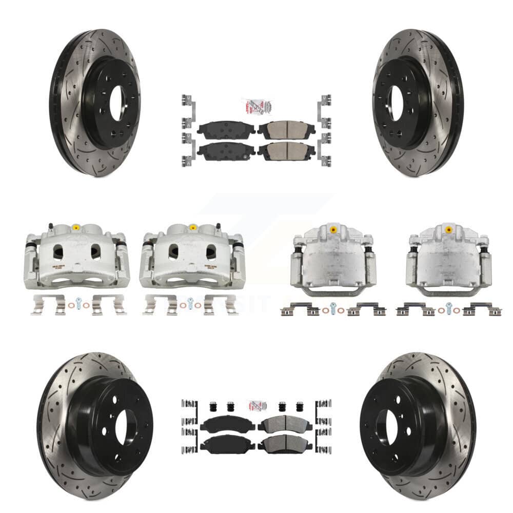 Transit Auto - KCD-100817N - Front and Rear Disc Brake Kits