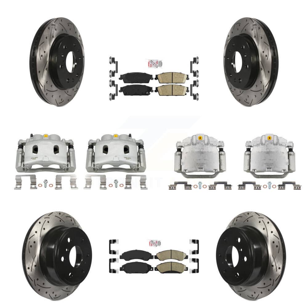 Transit Auto - KCD-100821N - Front and Rear Disc Brake Kits