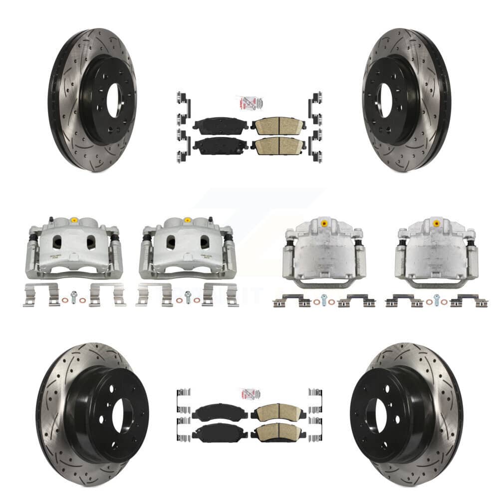 Transit Auto - KCD-100825N - Front and Rear Disc Brake Kits