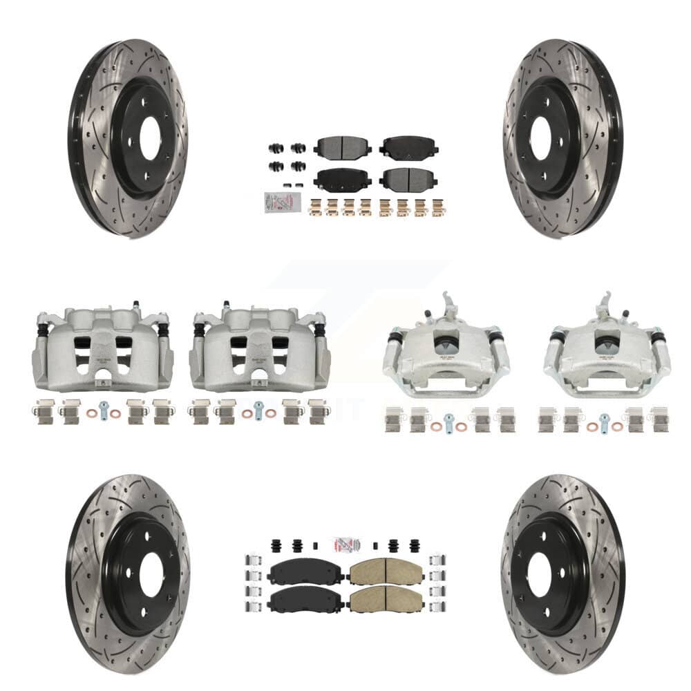 Transit Auto - KCD-100865N - Front and Rear Disc Brake Kits