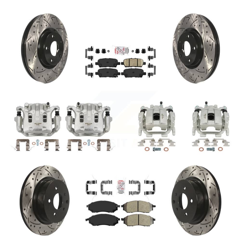 Transit Auto - KCD-100907N - Front and Rear Disc Brake Kits