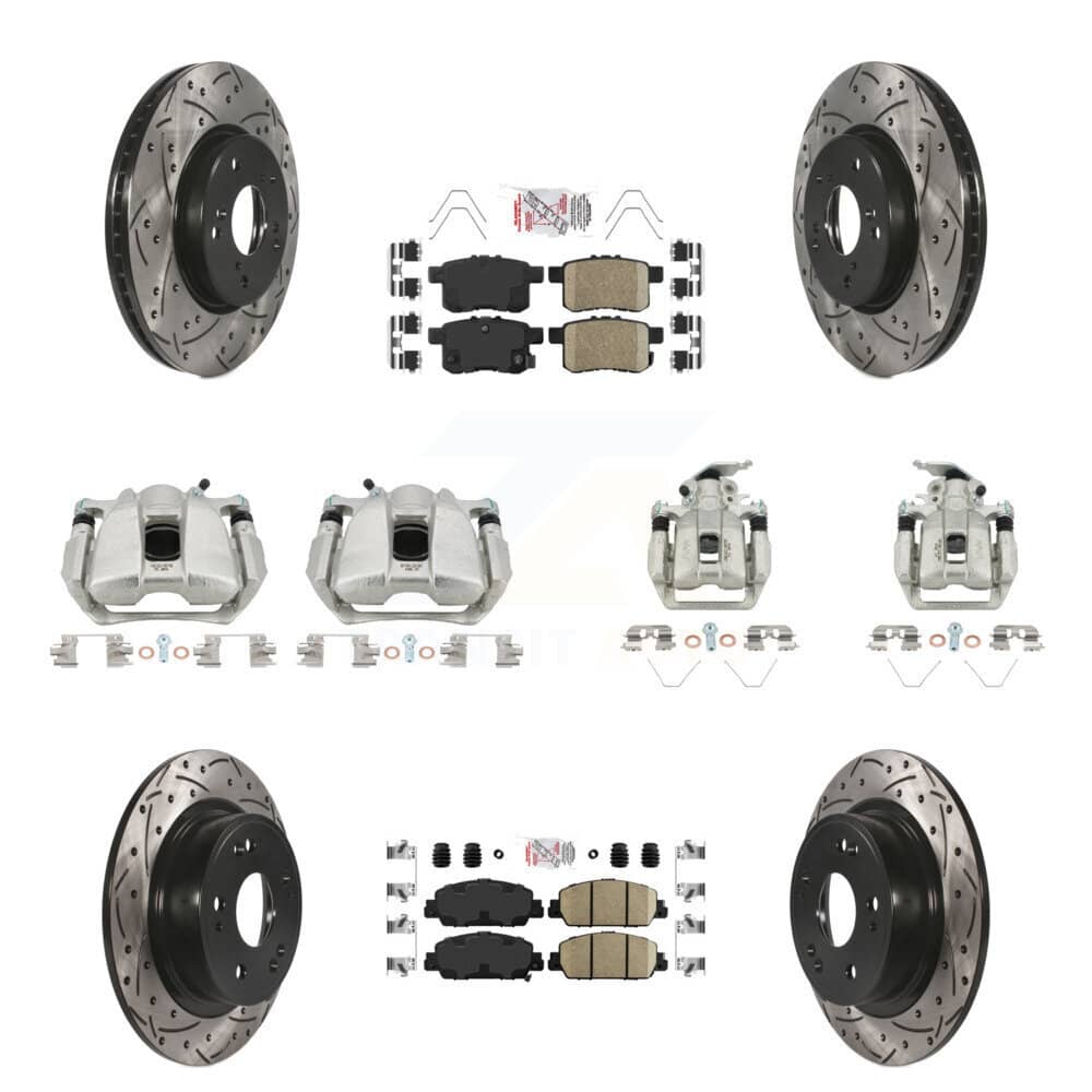 Transit Auto - KCD-100926N - Front and Rear Disc Brake Kits