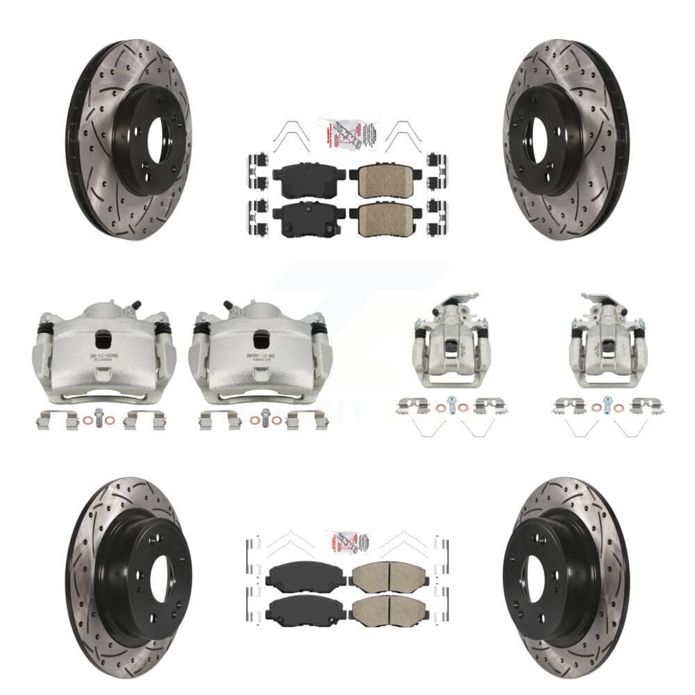 Transit Auto - KCD-100928N - Front and Rear Disc Brake Kits