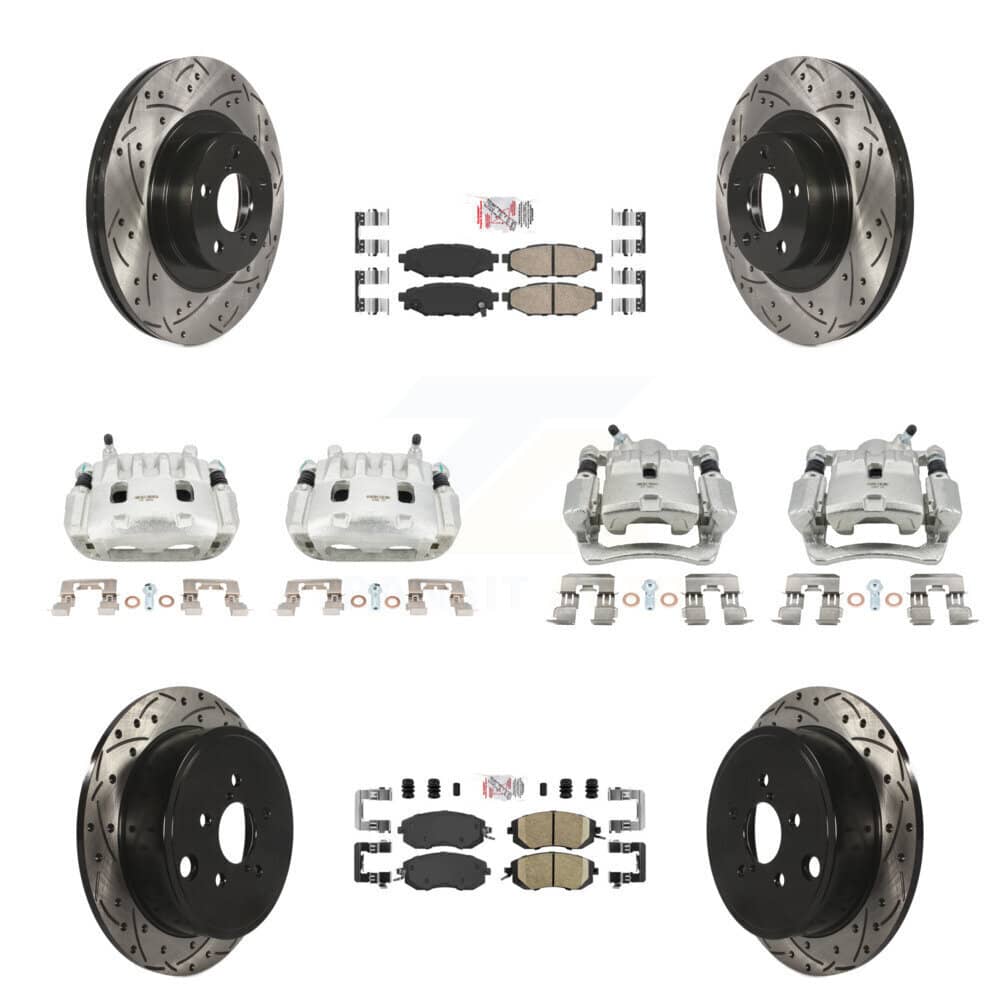 Transit Auto - KCD-100981N - Front and Rear Disc Brake Kits