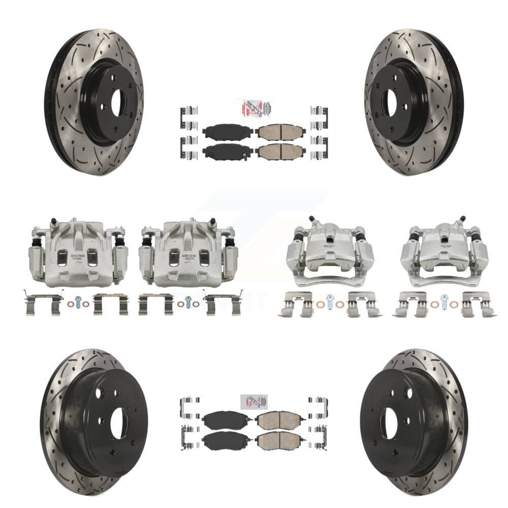 Transit Auto - KCD-100987N - Front and Rear Disc Brake Kits