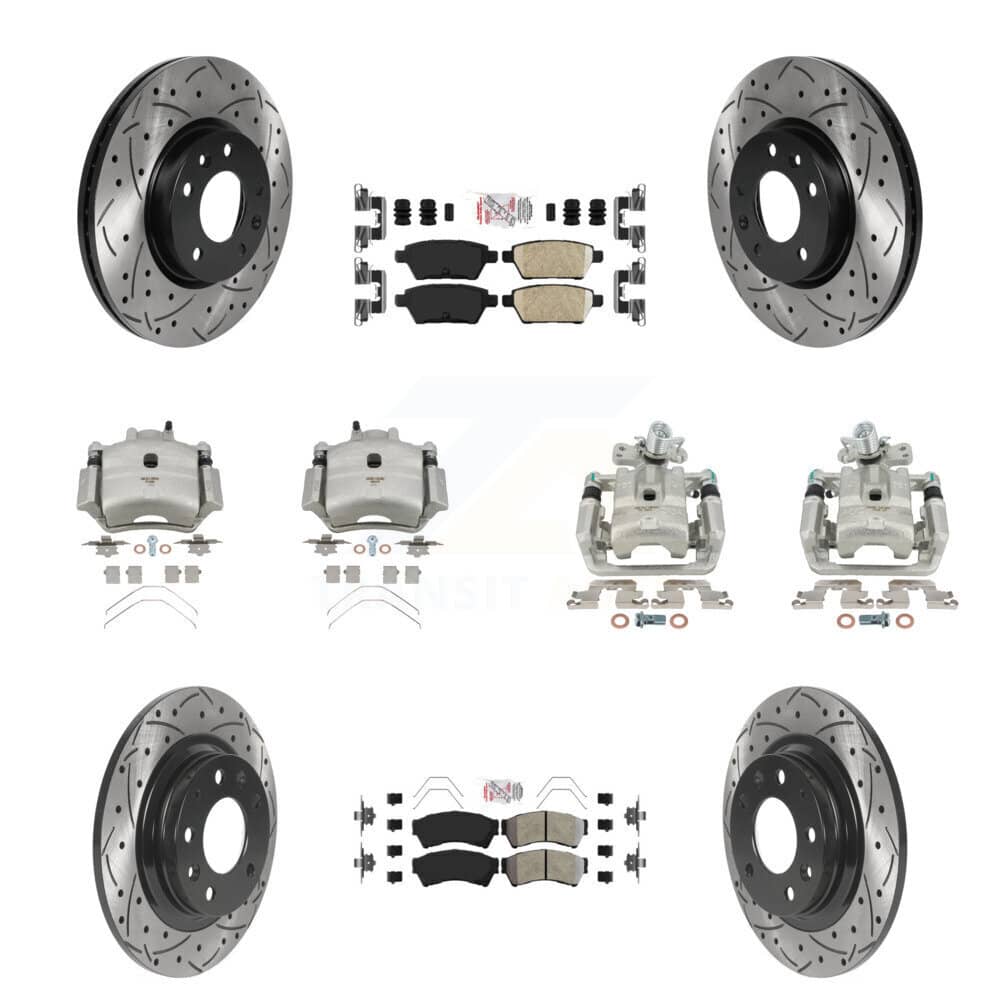 Transit Auto - KCD-101028N - Front and Rear Disc Brake Kits