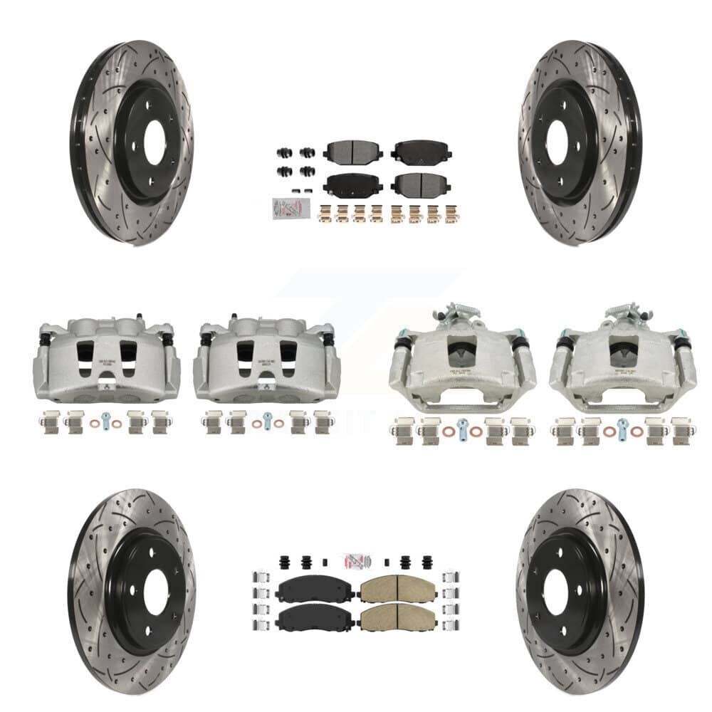 Transit Auto - KCD-101035N - Front and Rear Disc Brake Kits