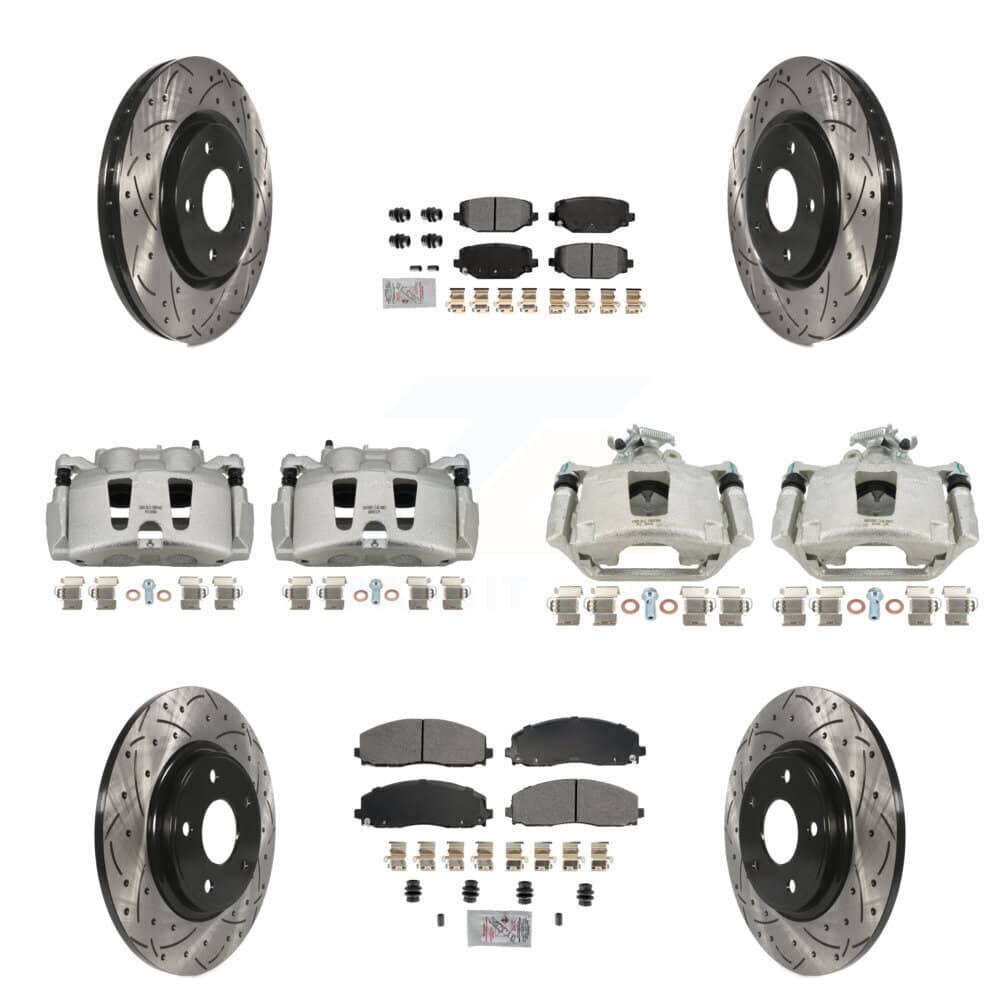 Transit Auto - KCD-101041N - Front and Rear Disc Brake Kits