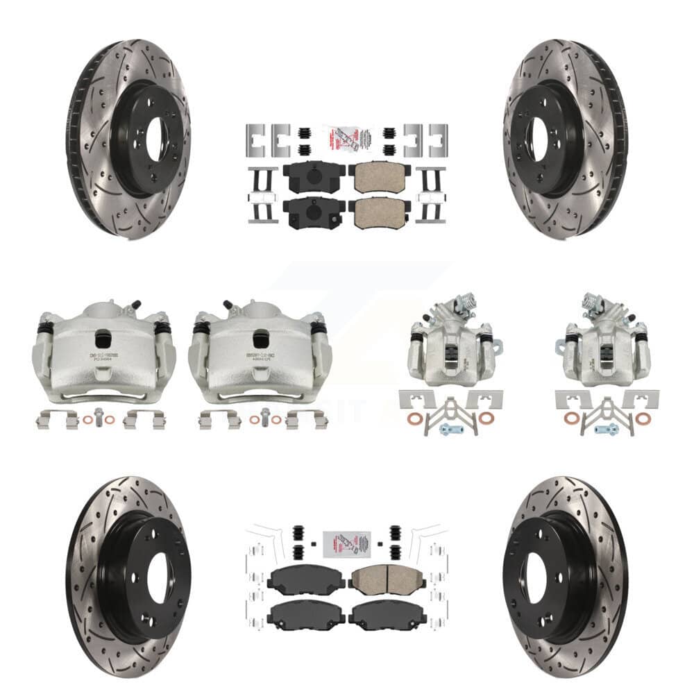 Transit Auto - KCD-101148N - Front and Rear Disc Brake Kits
