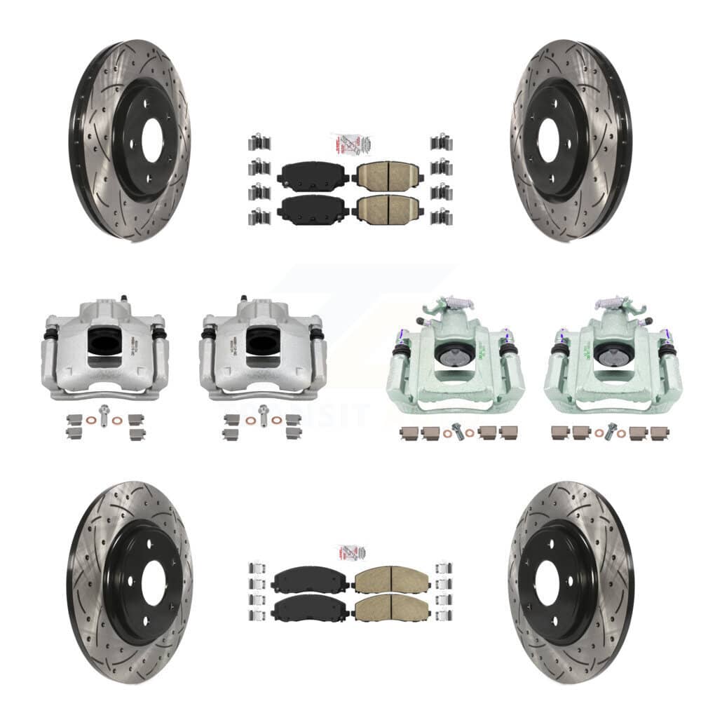 Transit Auto - KCD-101221N - Front and Rear Disc Brake Kits