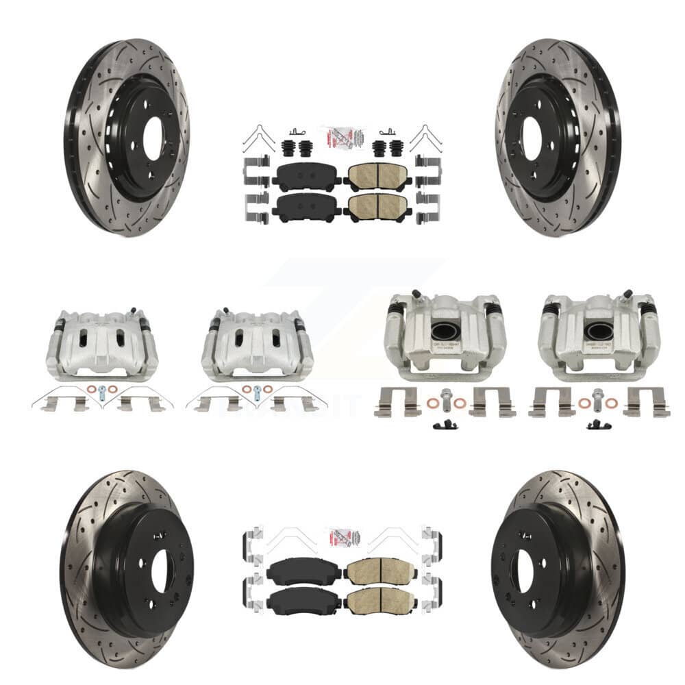 Transit Auto - KCD-101721N - Front and Rear Disc Brake Kits