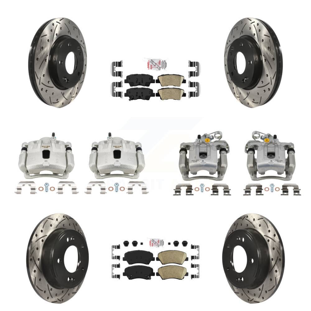 Transit Auto - KCD-101811N - Front and Rear Disc Brake Kits
