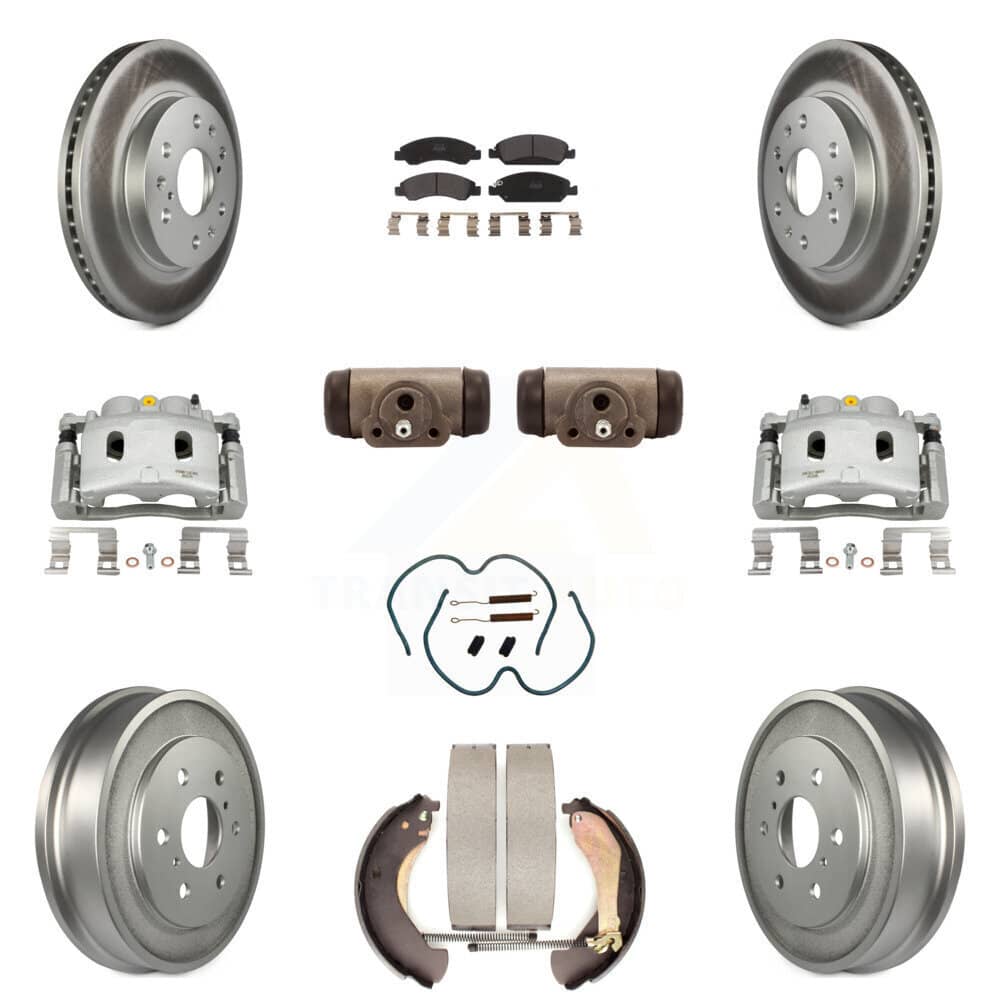 Transit Auto - KCG-100355P - Front and Rear Disc Brake Kits