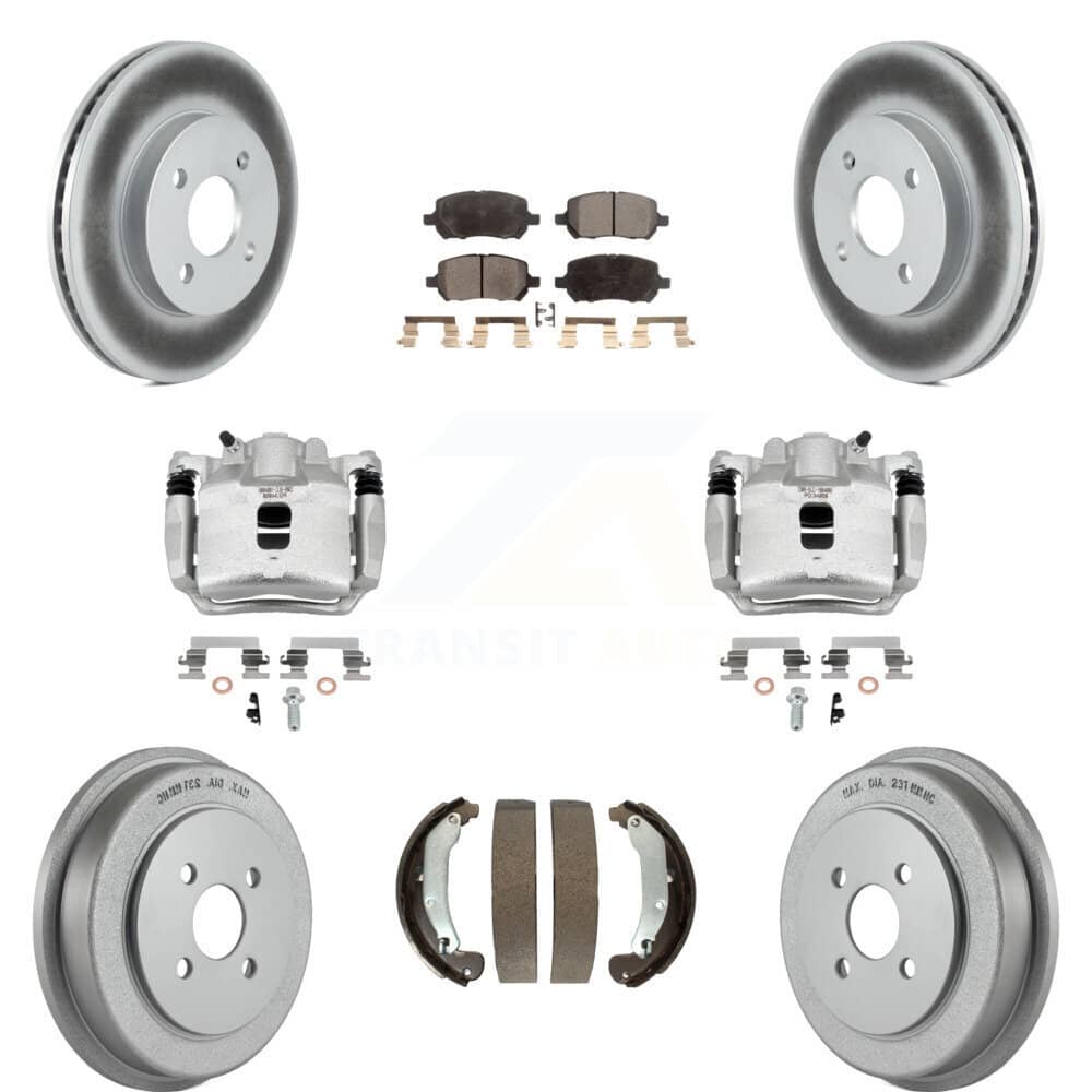 Transit Auto - KCG-100389T - Front and Rear Disc Brake Kits