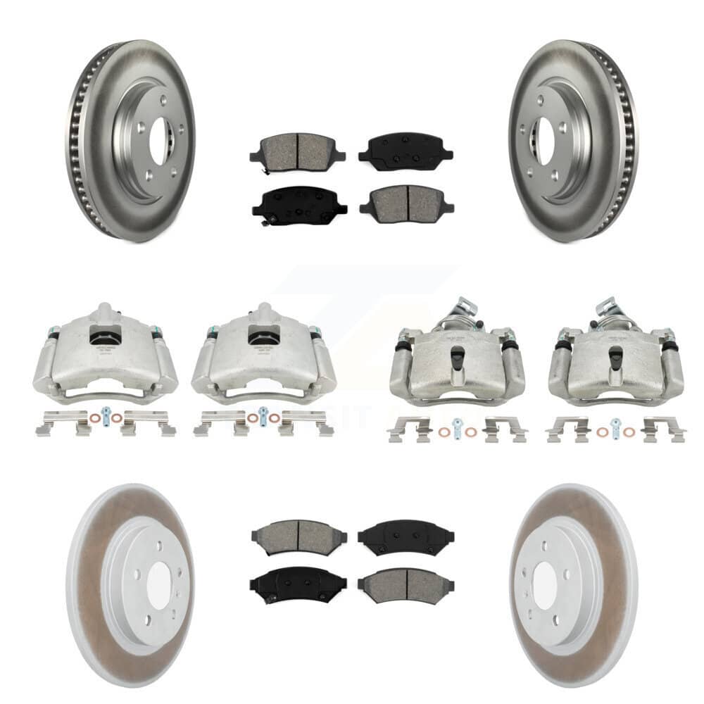 Transit Auto - KCG-100802S - Front and Rear Disc Brake Kits