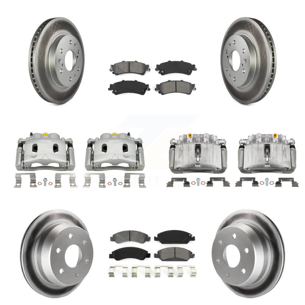 Transit Auto - KCG-100817S - Front and Rear Disc Brake Kits