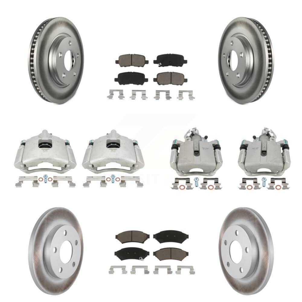 Transit Auto - KCG-100819C - Front and Rear Disc Brake Kits