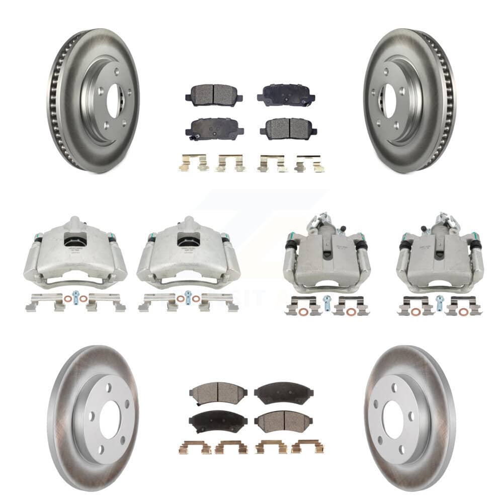 Transit Auto - KCG-100819T - Front and Rear Disc Brake Kits