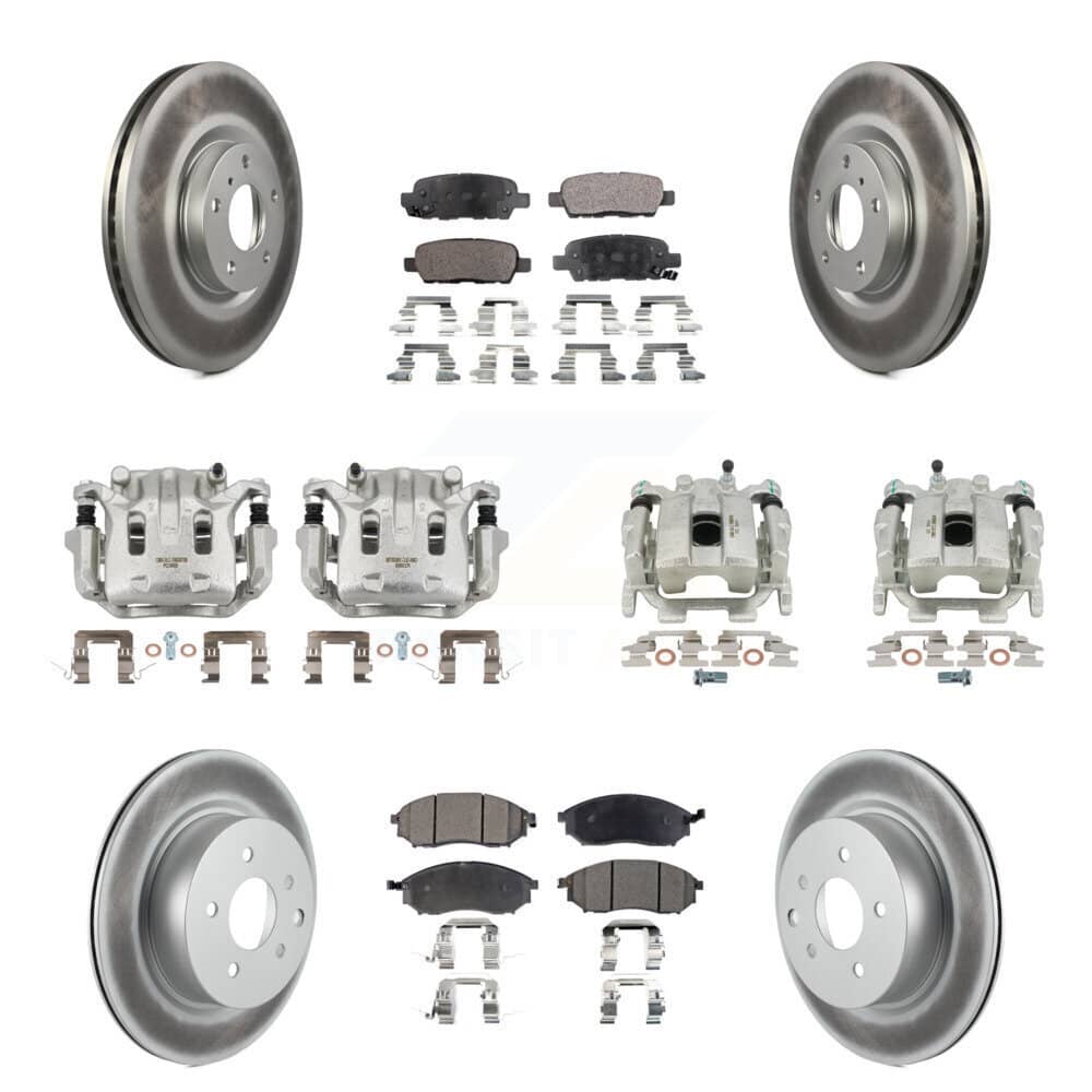 Transit Auto - KCG-100838P - Front and Rear Disc Brake Kits
