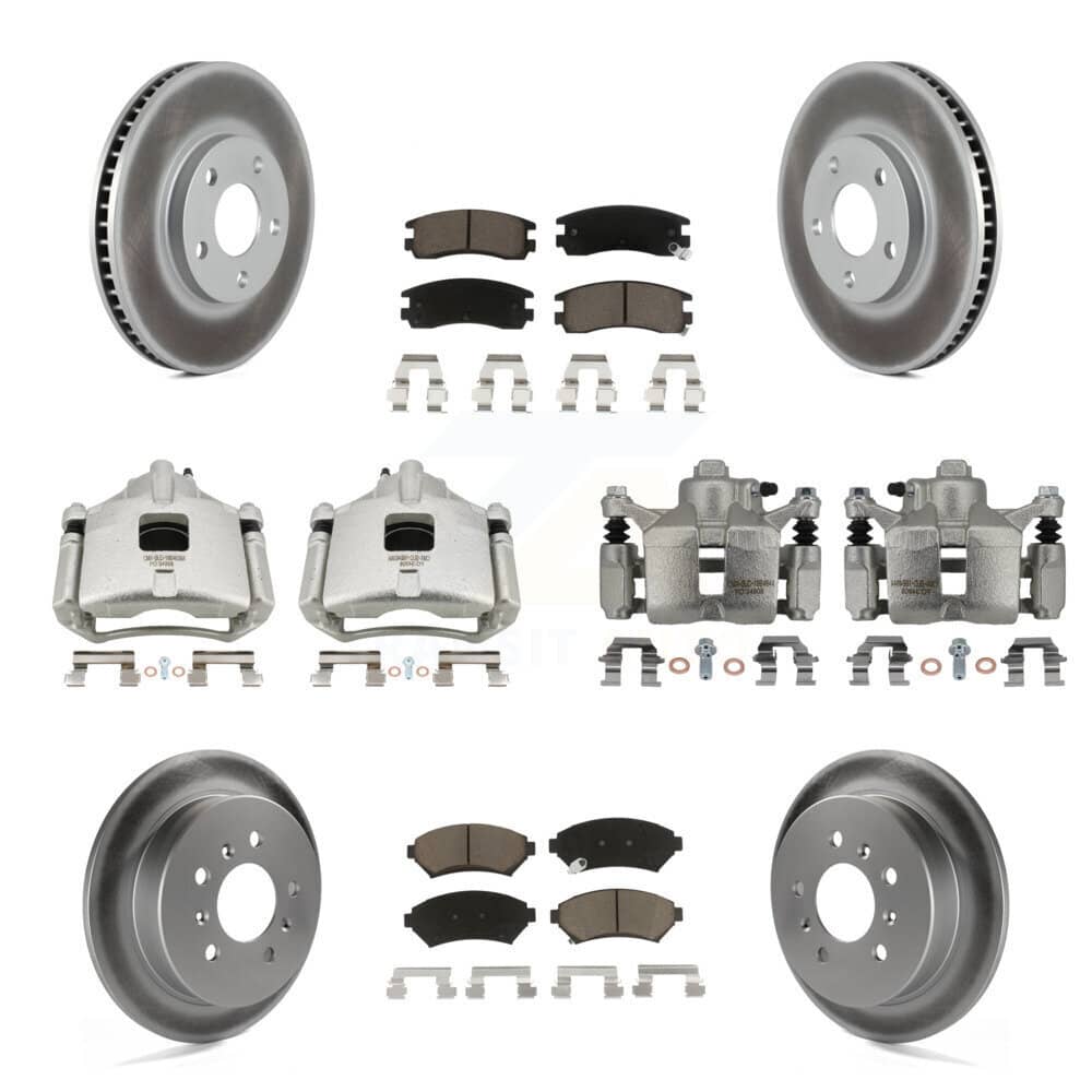 Transit Auto - KCG-100874C - Front and Rear Disc Brake Kits
