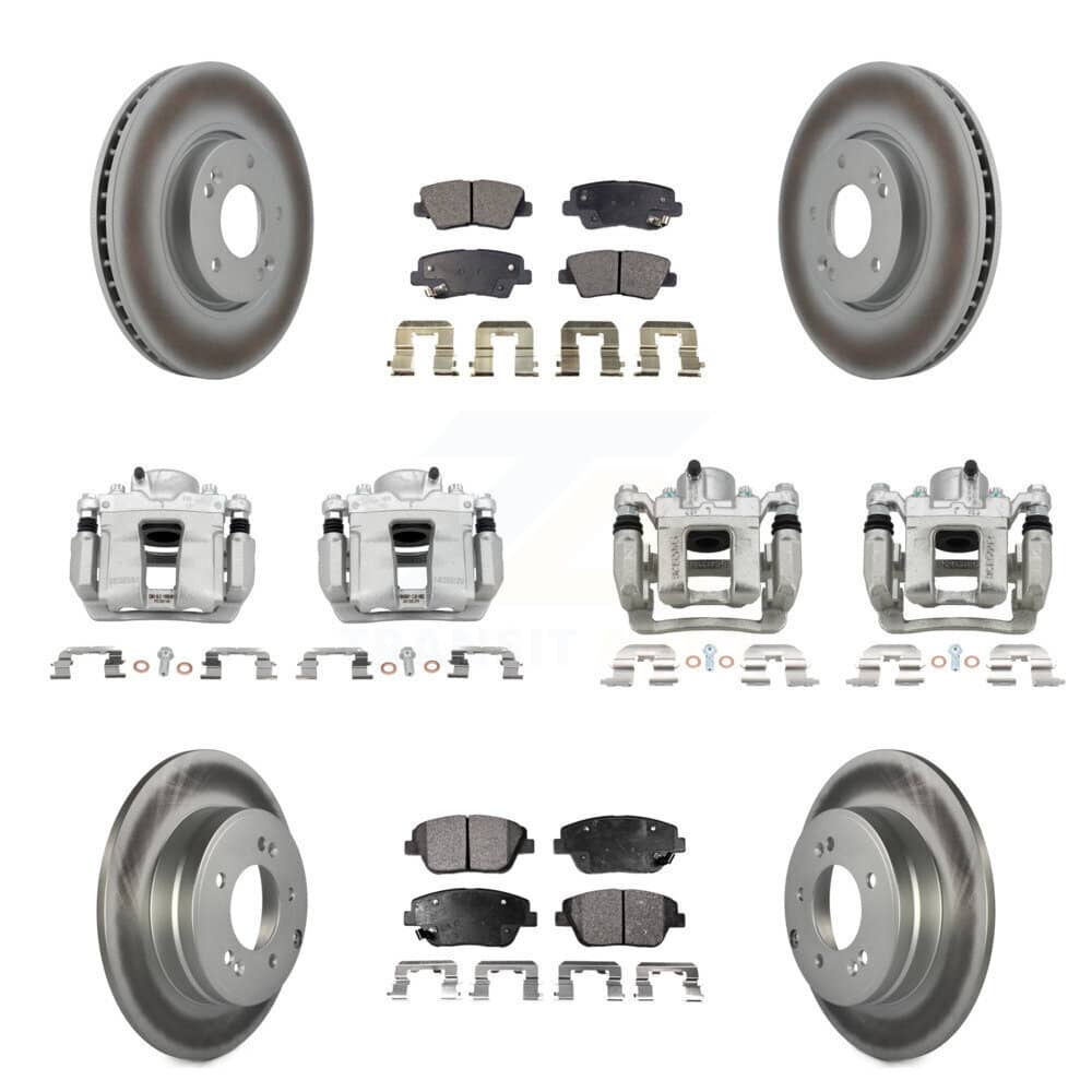 Transit Auto - KCG-100935P - Front and Rear Disc Brake Kits