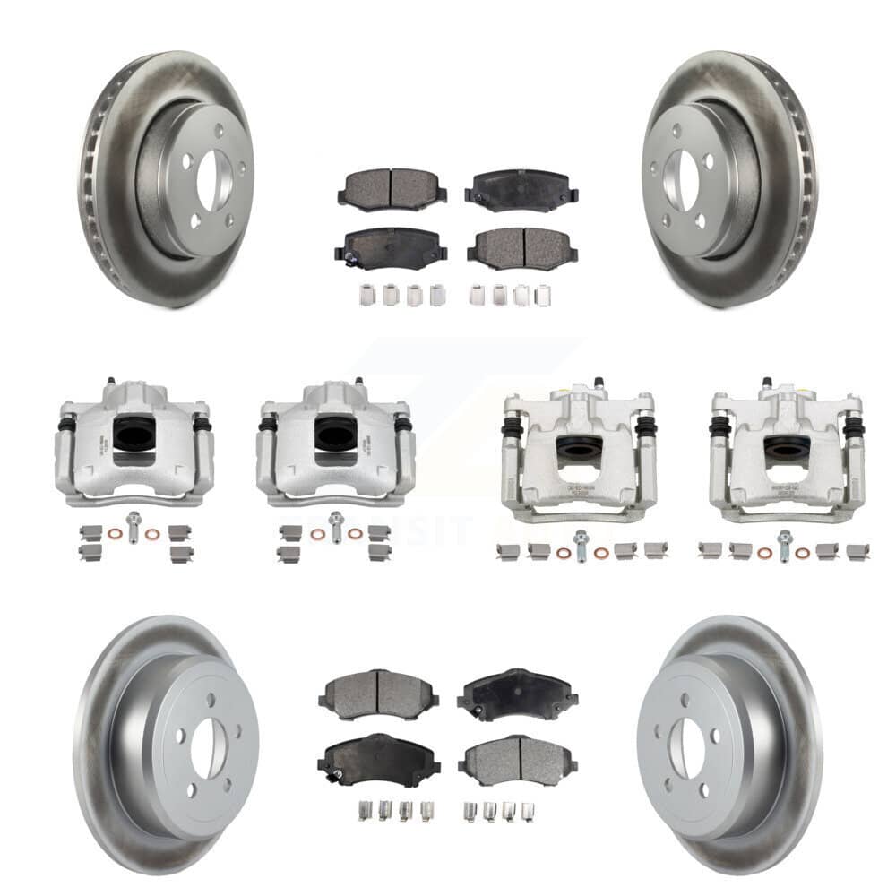 Transit Auto - KCG-100992P - Front and Rear Disc Brake Kits