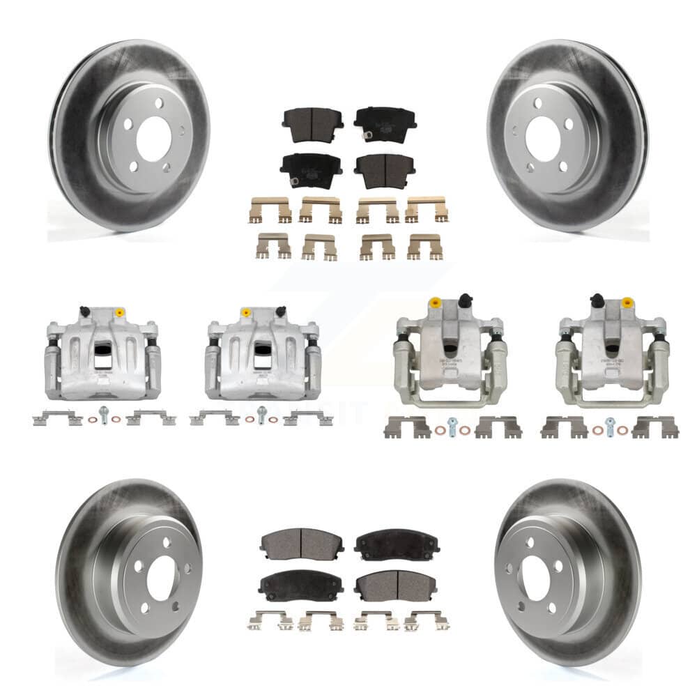 Transit Auto - KCG-101008T - Front and Rear Disc Brake Kits