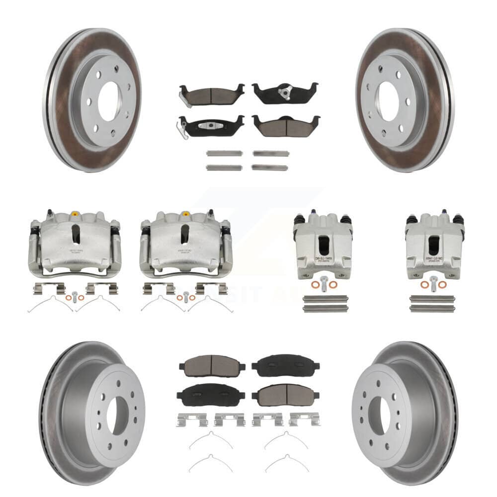 Transit Auto - KCG-101043C - Front and Rear Disc Brake Kits