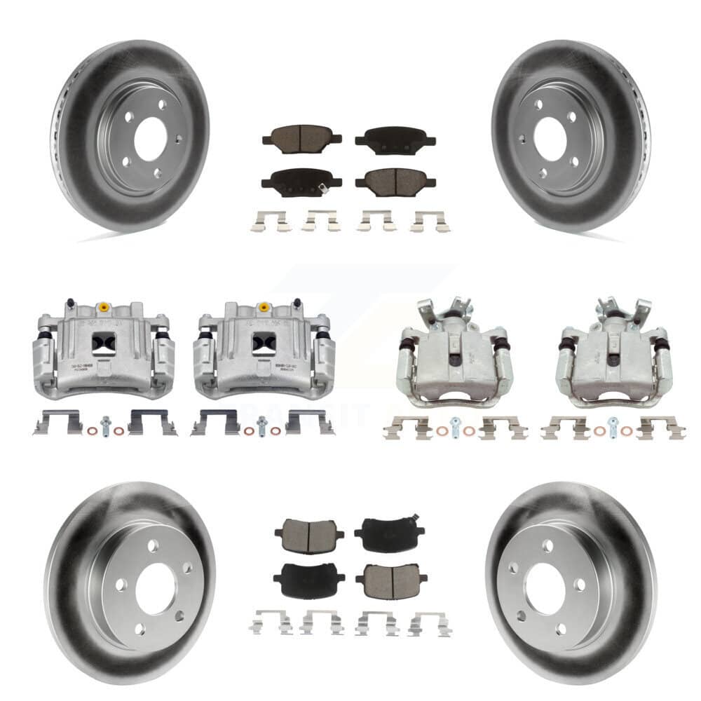 Transit Auto - KCG-101076C - Front and Rear Disc Brake Kits