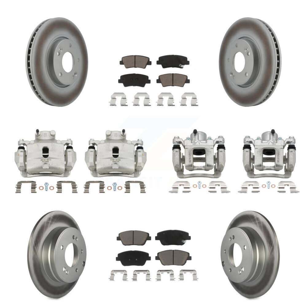 Transit Auto - KCG-101078C - Front and Rear Disc Brake Kits