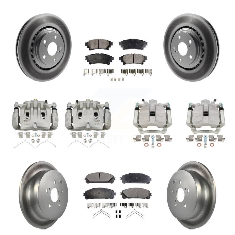 Transit Auto - KCG-101087P - Front and Rear Disc Brake Kits