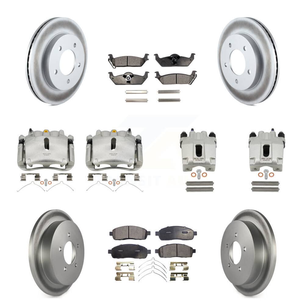 Transit Auto - KCG-101091T - Front and Rear Disc Brake Kits