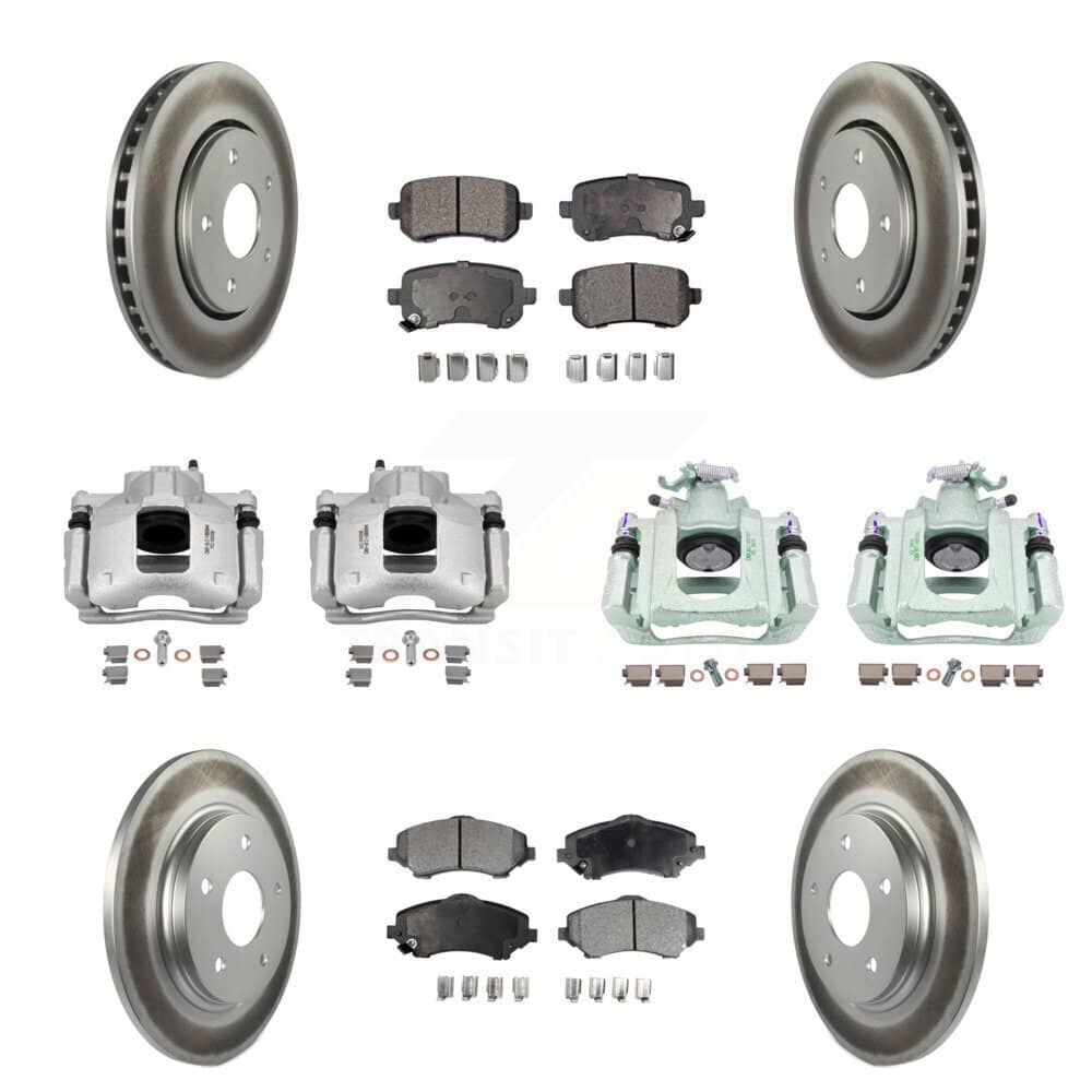 Transit Auto - KCG-101107T - Front and Rear Disc Brake Kits