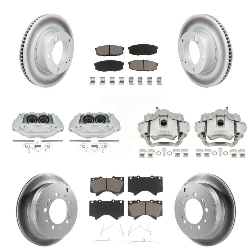 Transit Auto - KCG-101174C - Front and Rear Disc Brake Kits