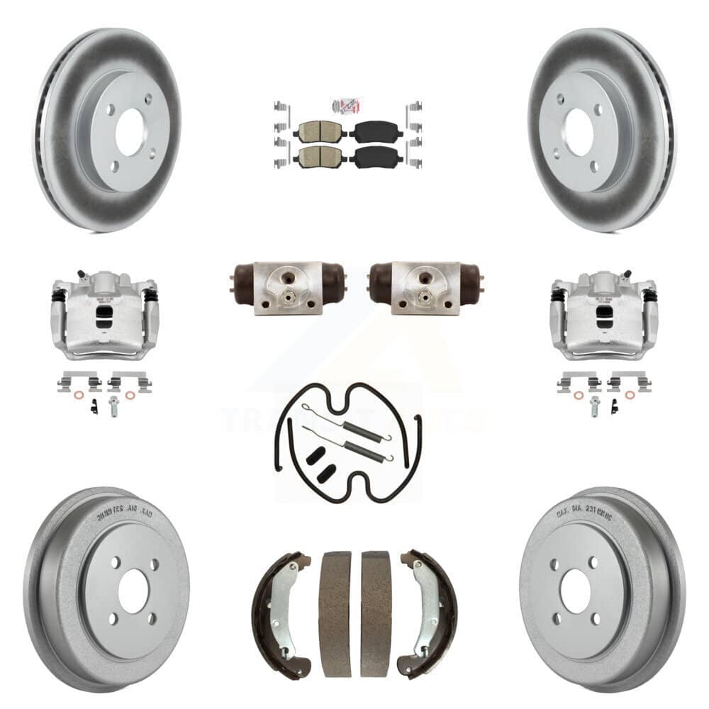 Transit Auto - KCG-101255N - Front and Rear Disc Brake Kits