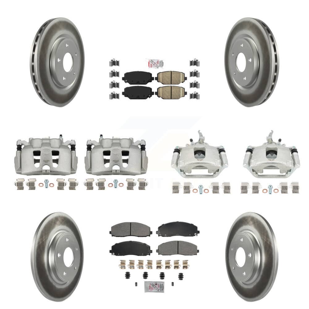 Transit Auto - KCG-101676N - Front and Rear Disc Brake Kits