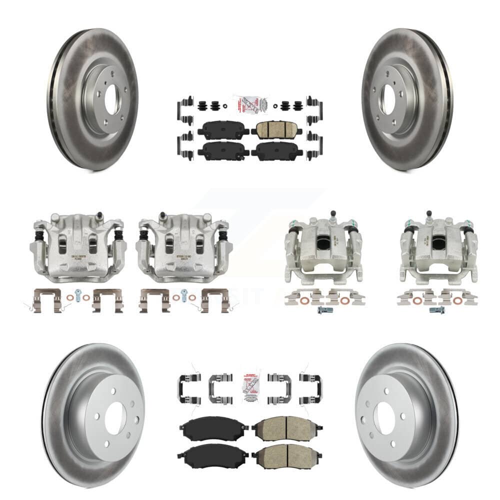 Transit Auto - KCG-101844N - Front and Rear Disc Brake Kits