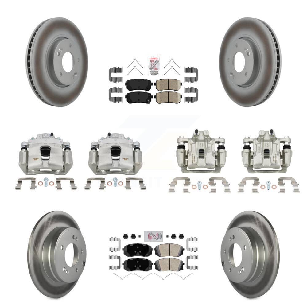 Transit Auto - KCG-102221N - Front and Rear Disc Brake Kits