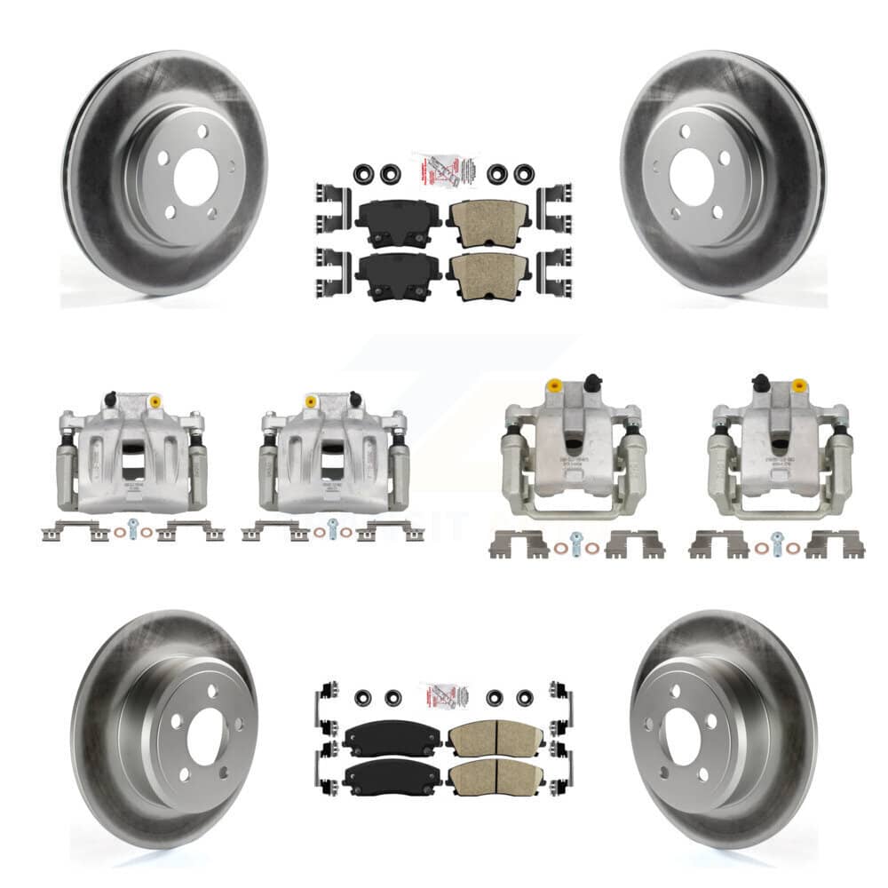 Transit Auto - KCG-102354N - Front and Rear Disc Brake Kits
