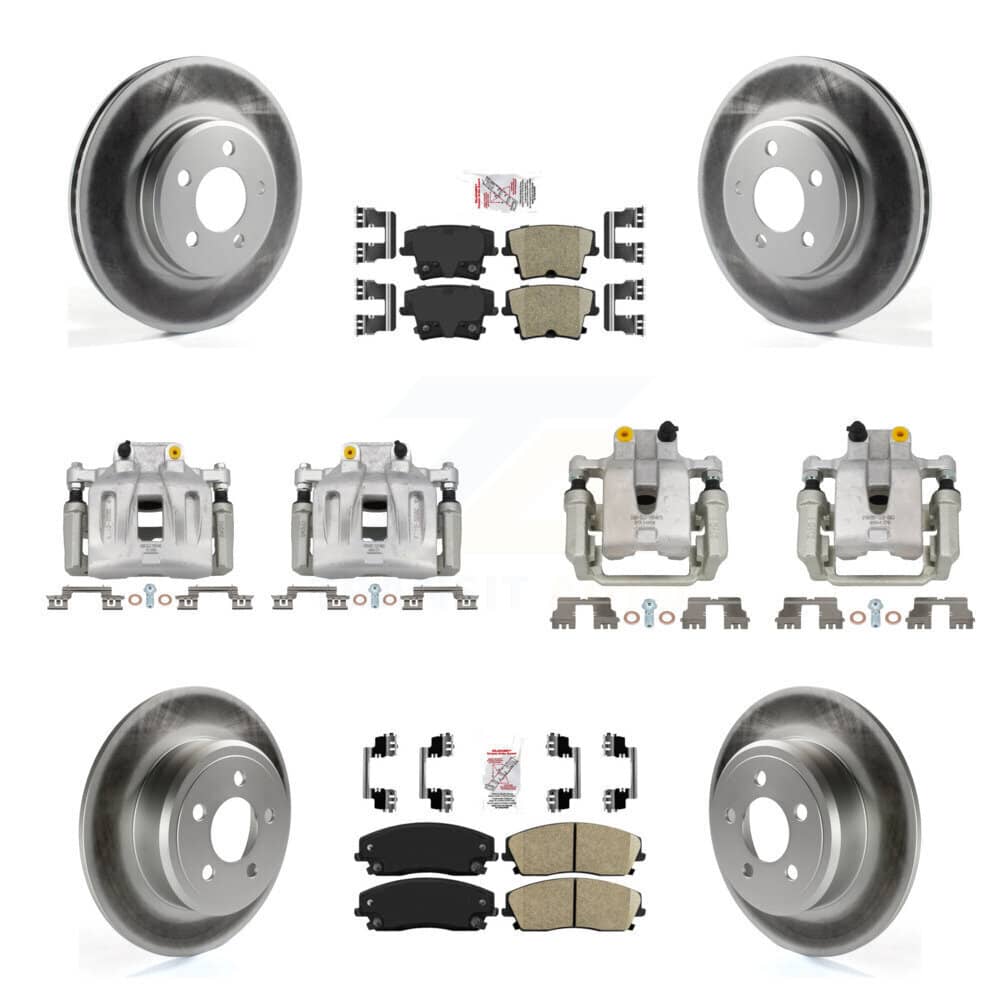 Transit Auto - KCG-102357N - Front and Rear Disc Brake Kits