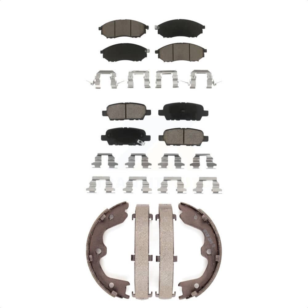 Transit Auto - KCN-100003 - Front and Rear Disc Brake Pad Kits