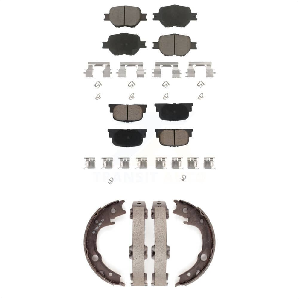 Transit Auto - KCN-100011 - Front and Rear Disc Brake Pad Kits