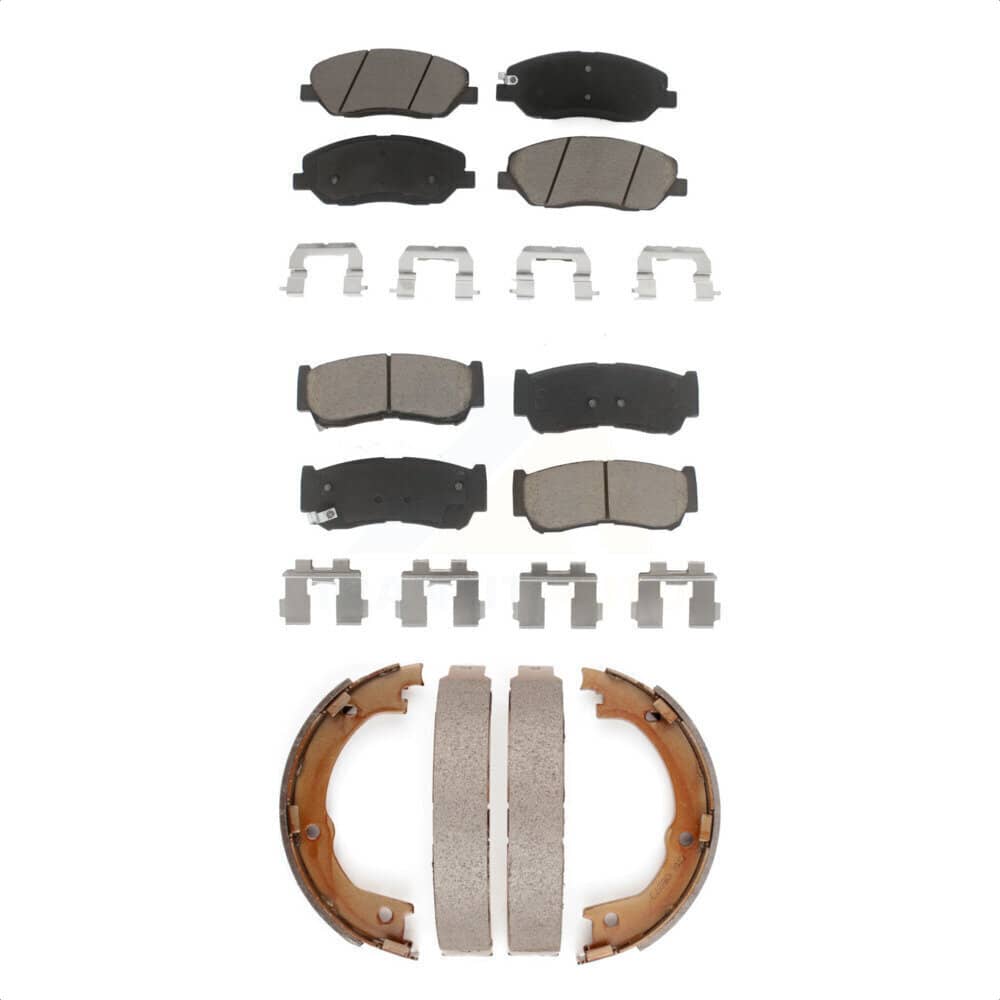 Transit Auto - KCN-100014 - Front and Rear Disc Brake Pad Kits
