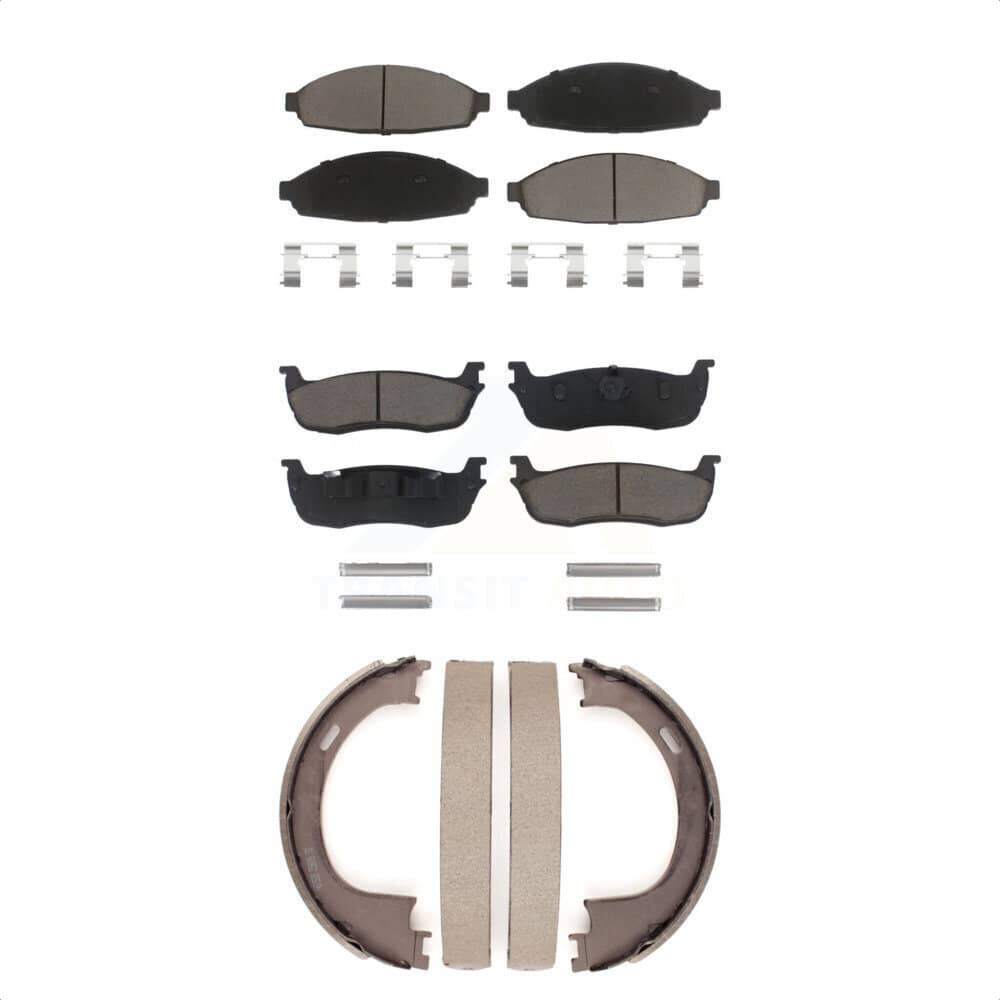 Transit Auto - KCN-100043 - Front and Rear Disc Brake Pad Kits