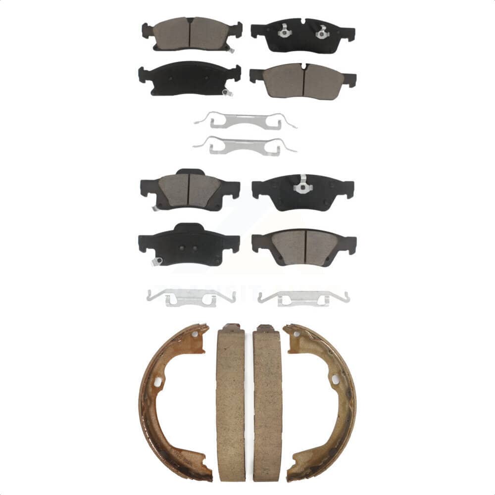 Transit Auto - KCN-100099 - Front and Rear Disc Brake Pad Kits