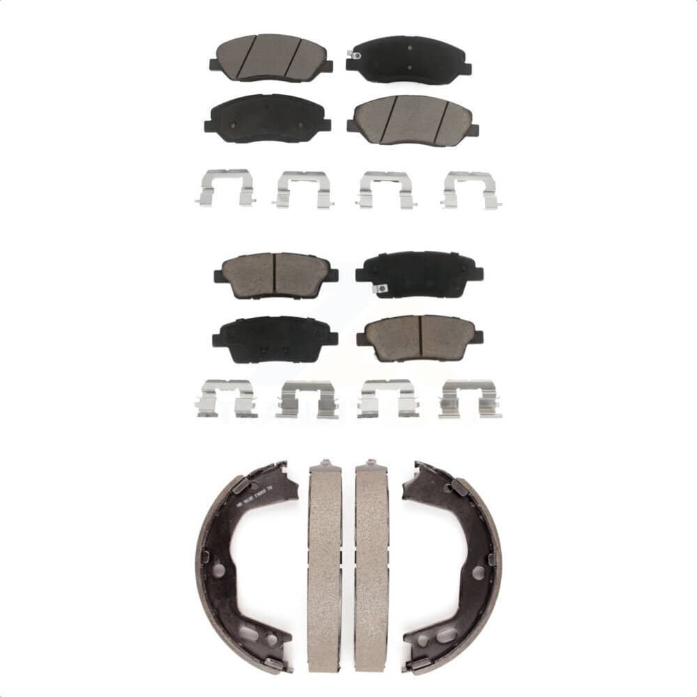 Transit Auto - KCN-100115 - Front and Rear Disc Brake Pad Kits