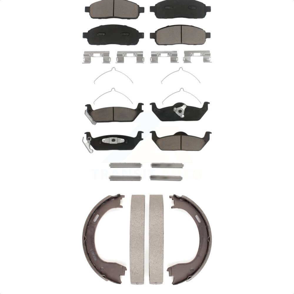 Transit Auto - KCN-100168 - Front and Rear Disc Brake Pad Kits